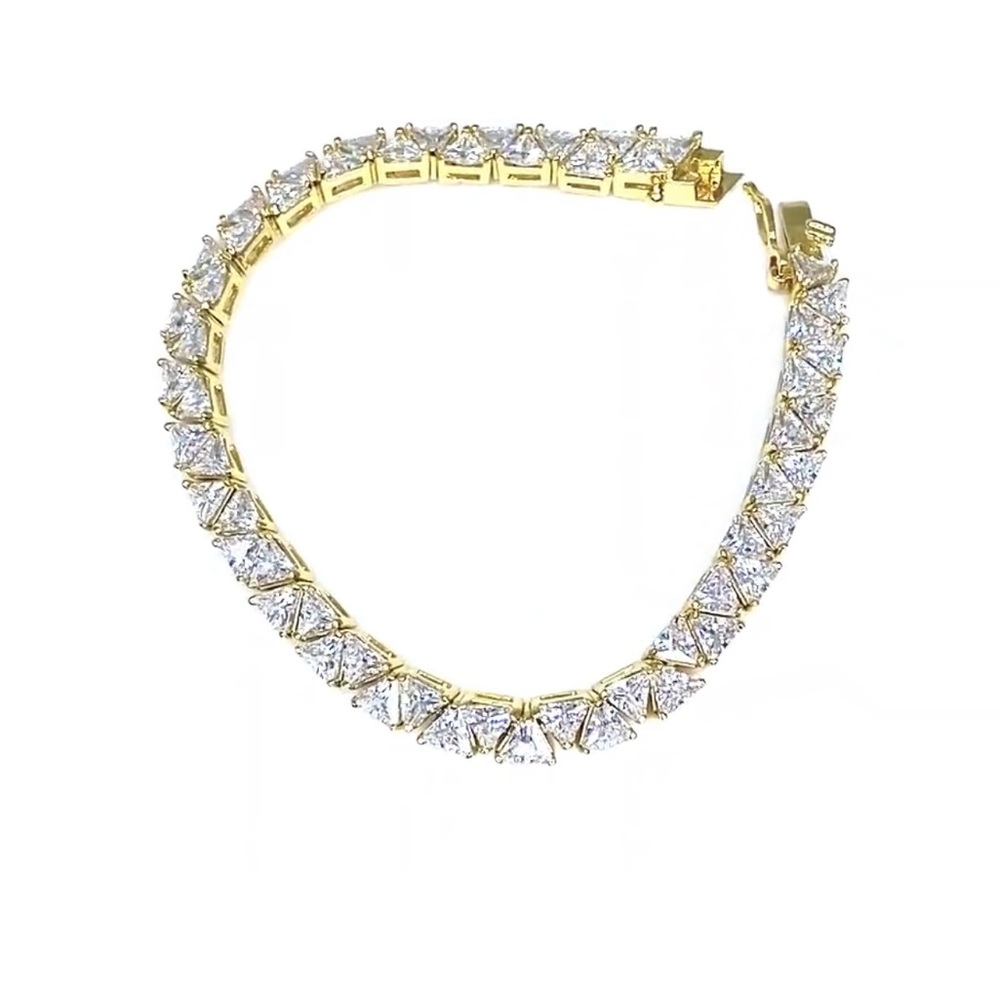 46ct Trillion Tennis Bracelet - Picture 4 of 14